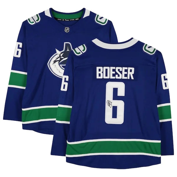 Brock Boeser Signed Vancouver Canucks Blue Jersey | Authenticated