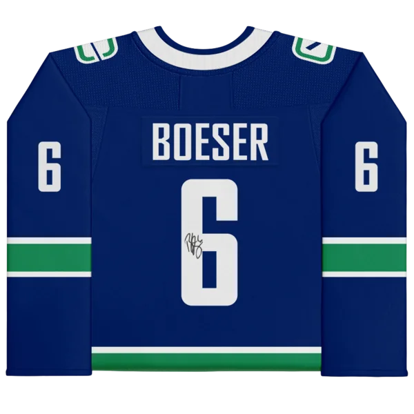 Brock Boeser Signed Vancouver Canucks Blue Jersey | Authenticated