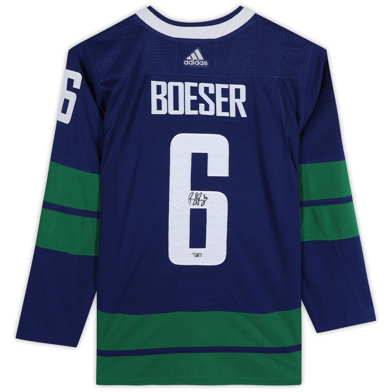 Brock Boeser Signed Vancouver Canucks Blue Alternate Jersey | Authenticated