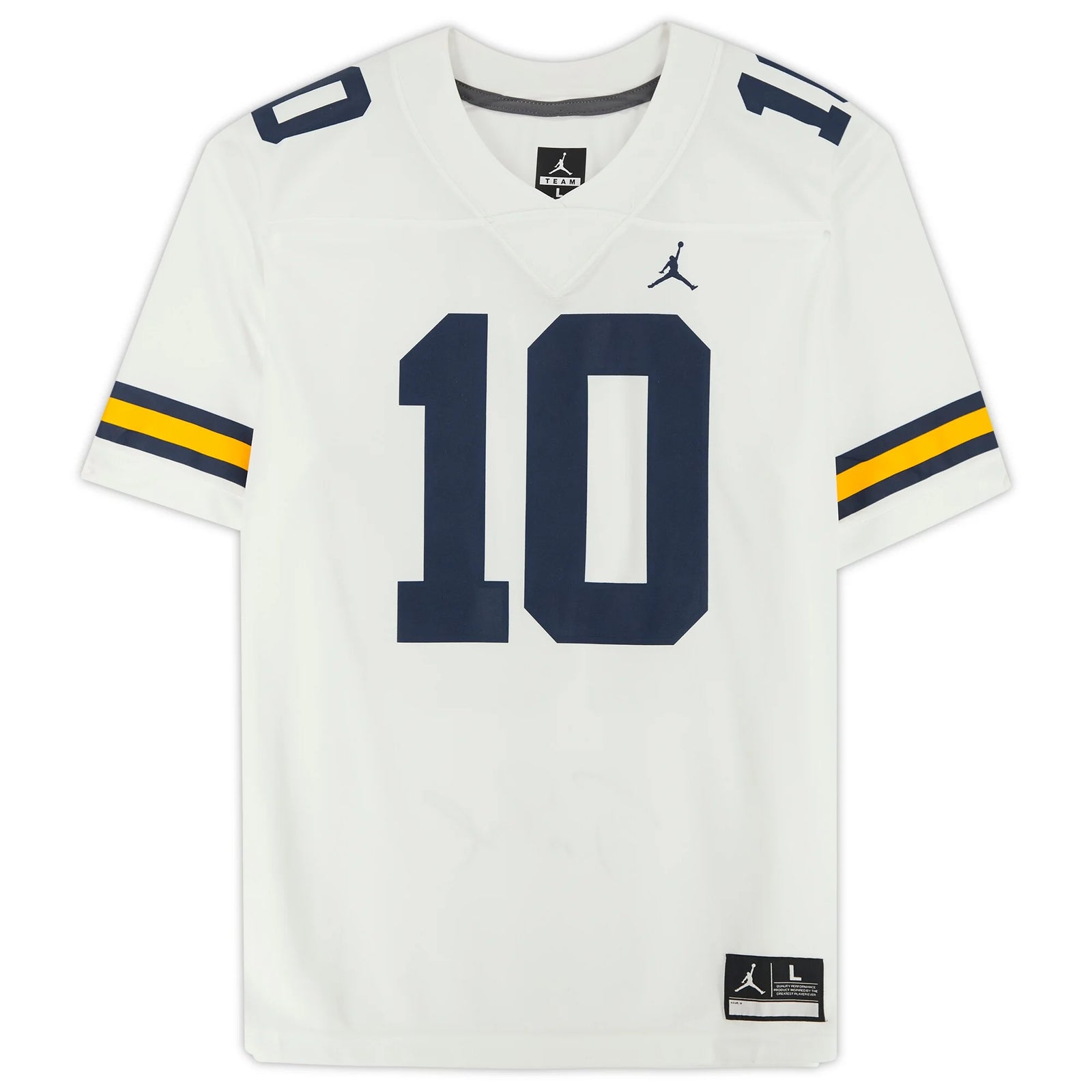 Tom Brady Signed Michigan Wolverines Nike Jersey | White