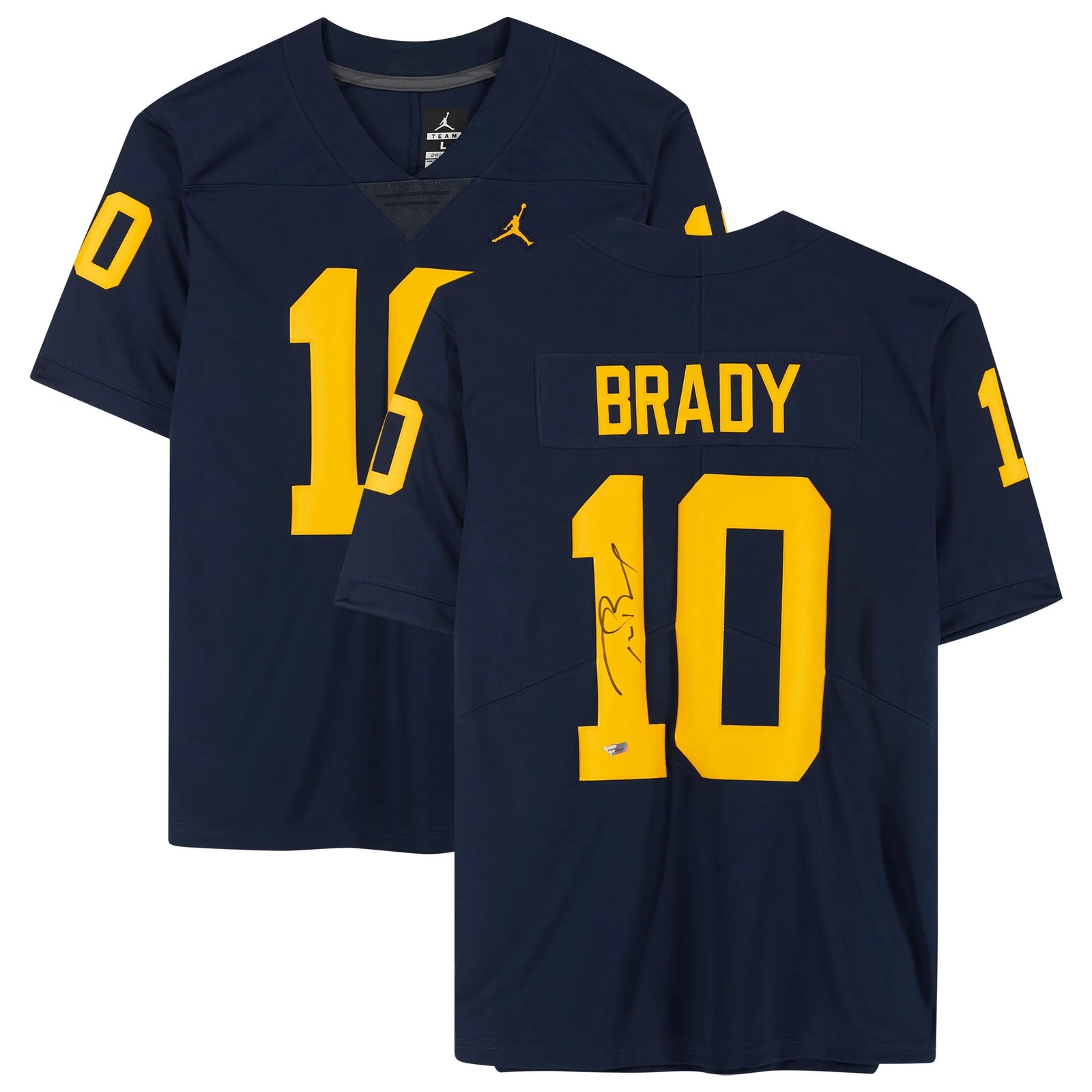 Tom Brady Signed Michigan Wolverines Navy Jersey | Limited Edition