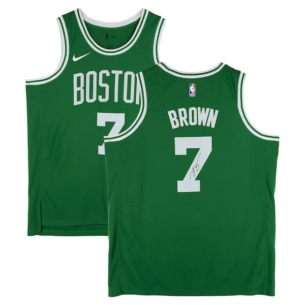 Jaylen Brown Signed Celtics Kelly Green Icon Jersey | Authenticated
