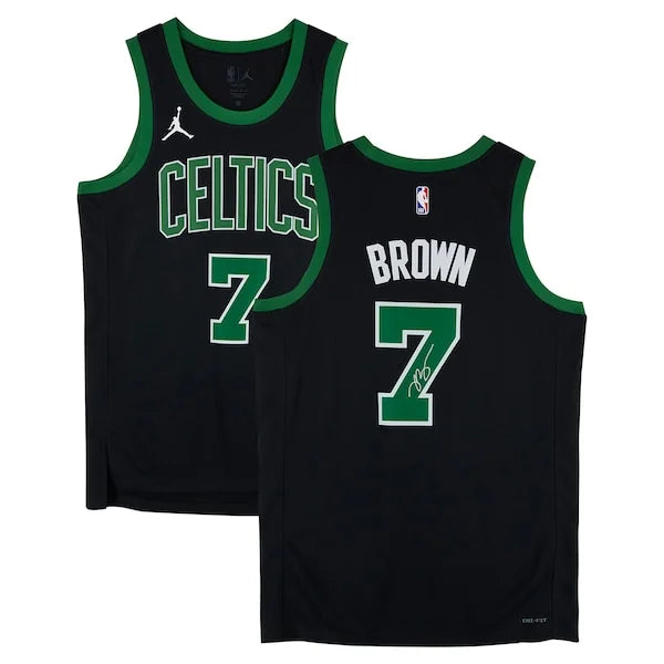 Jaylen Brown Signed Boston Celtics Black Statement Jersey | Authenticated