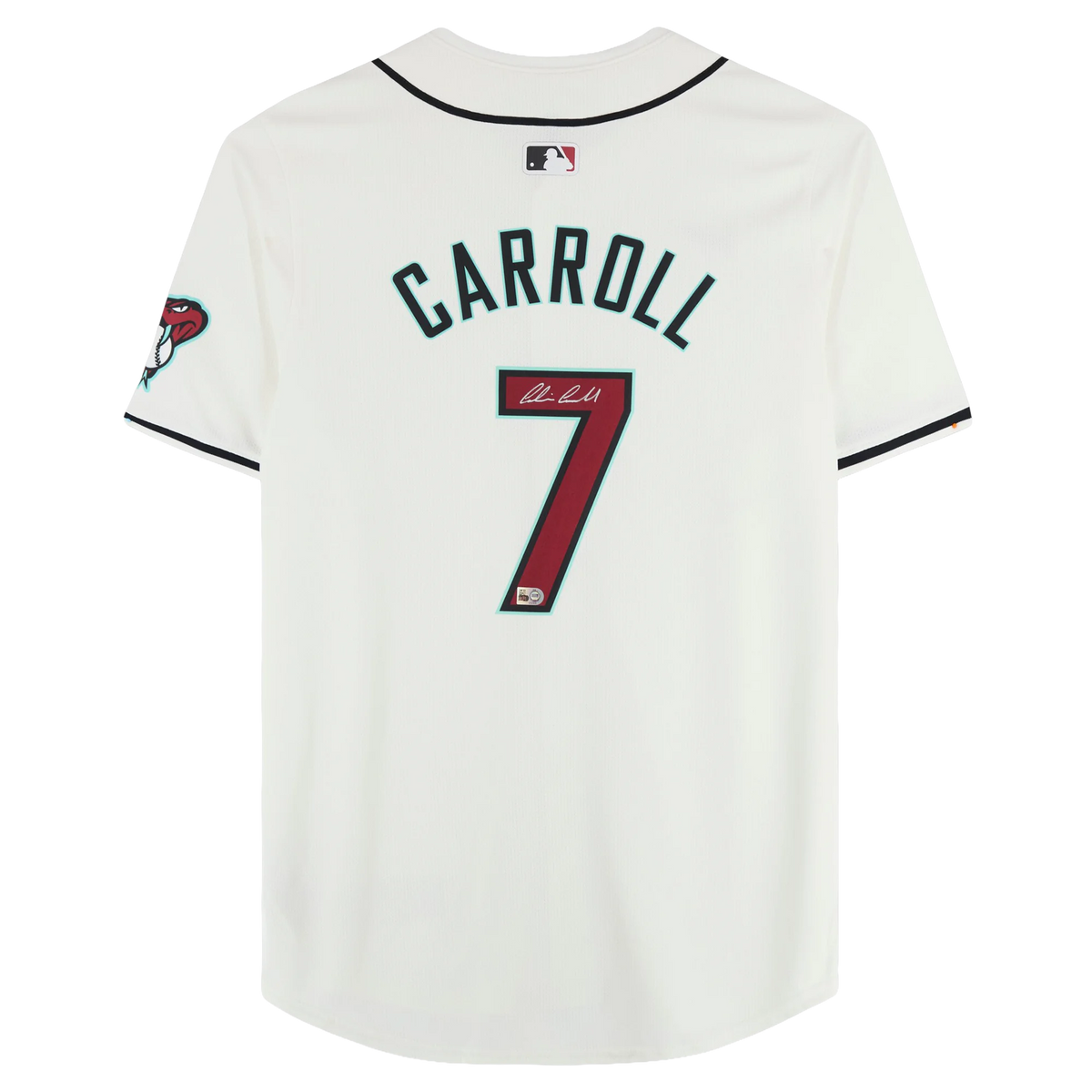 Corbin Carroll Signed Arizona Diamondbacks White Nike Jersey | MLB | WJRSYCA0233
