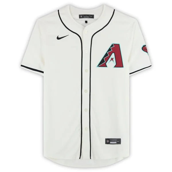Corbin Carroll Signed Arizona Diamondbacks White Nike Jersey | MLB | WJRSYCA0233
