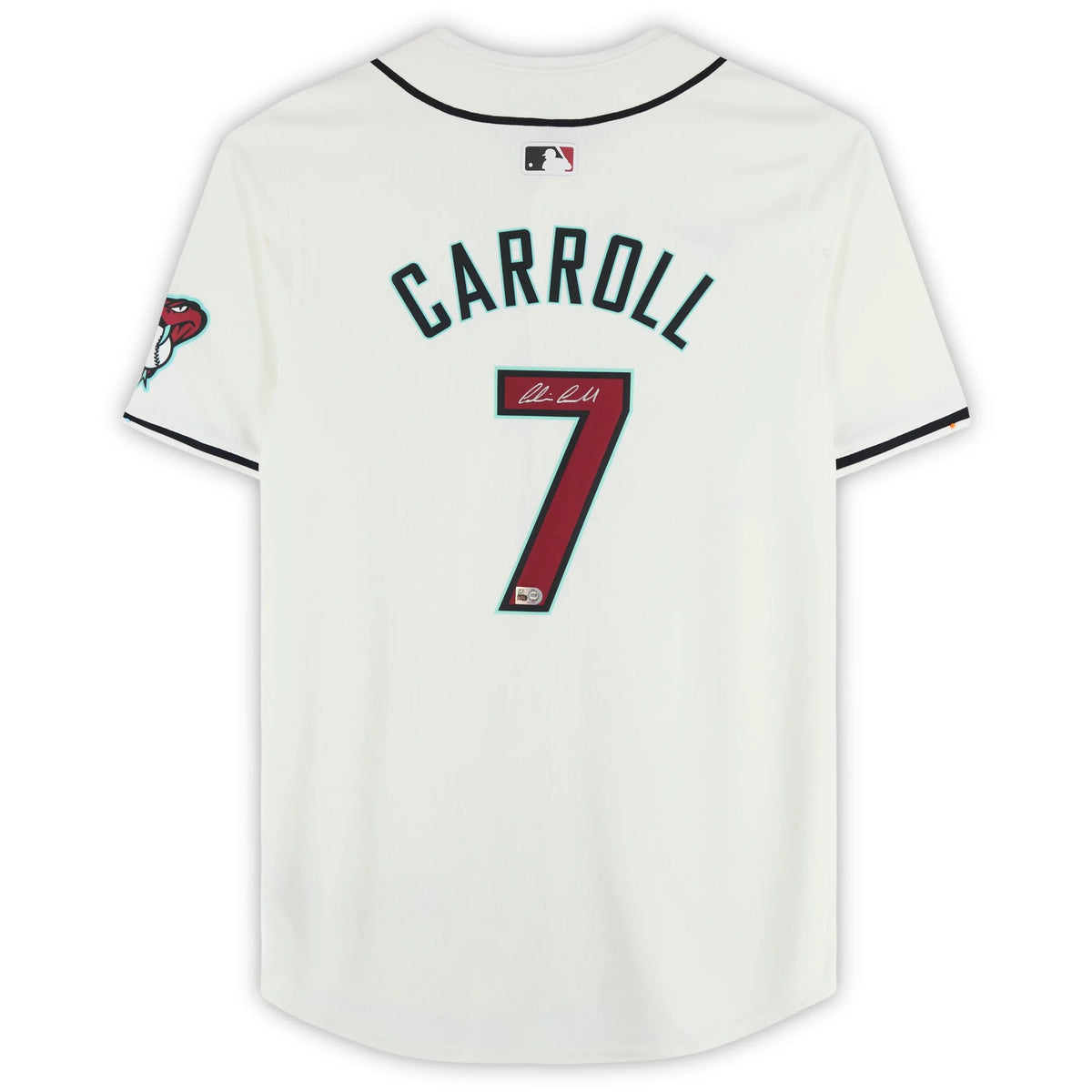 Corbin Carroll Signed Arizona Diamondbacks White Nike Jersey | MLB | WJRSYCA0233
