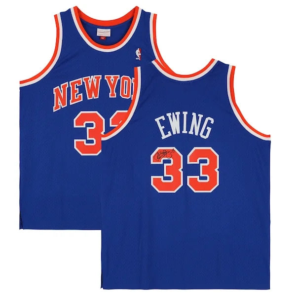 Patrick Ewing Signed New York Knicks Jersey | Mitchell & Ness 1991 Swingman