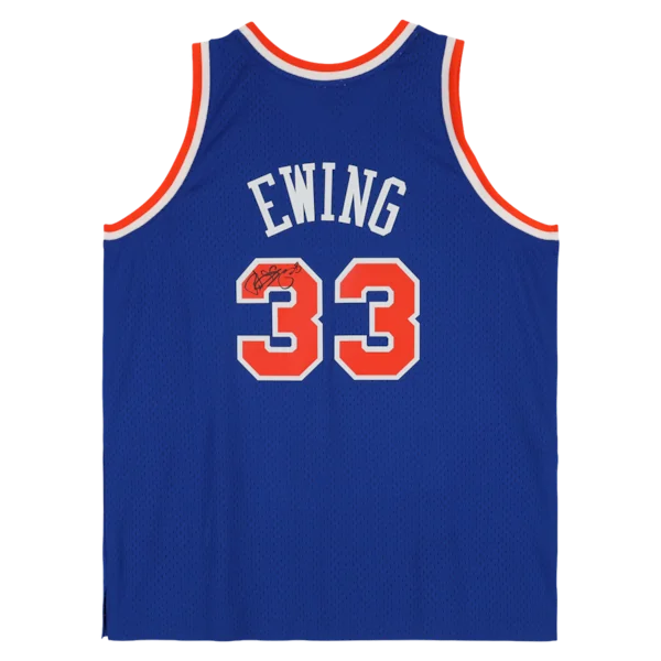 Patrick Ewing Signed New York Knicks Jersey | Mitchell & Ness 1991 Swingman