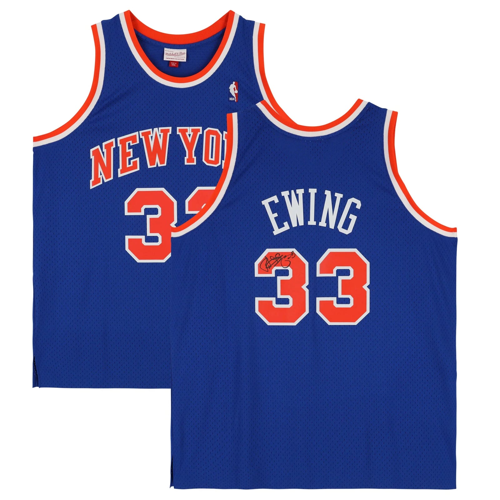 Patrick Ewing Signed New York Knicks Jersey | Mitchell & Ness 1991 Swingman