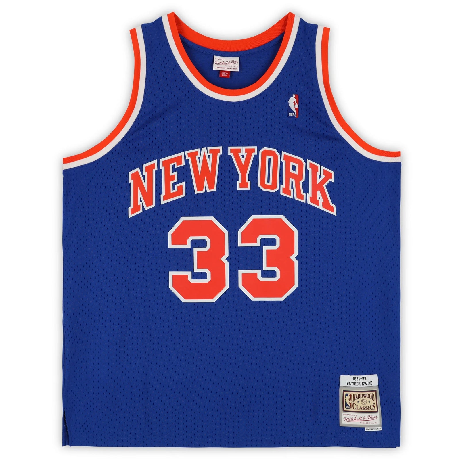 Patrick Ewing Signed New York Knicks Jersey | Mitchell & Ness 1991 Swingman