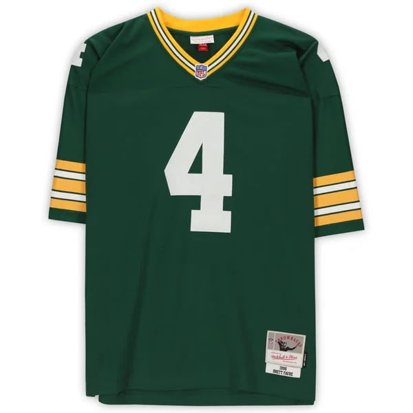 Brett Favre Signed Green Bay Packers Jersey | Mitchell & Ness Replica | WJRSYFA0031
