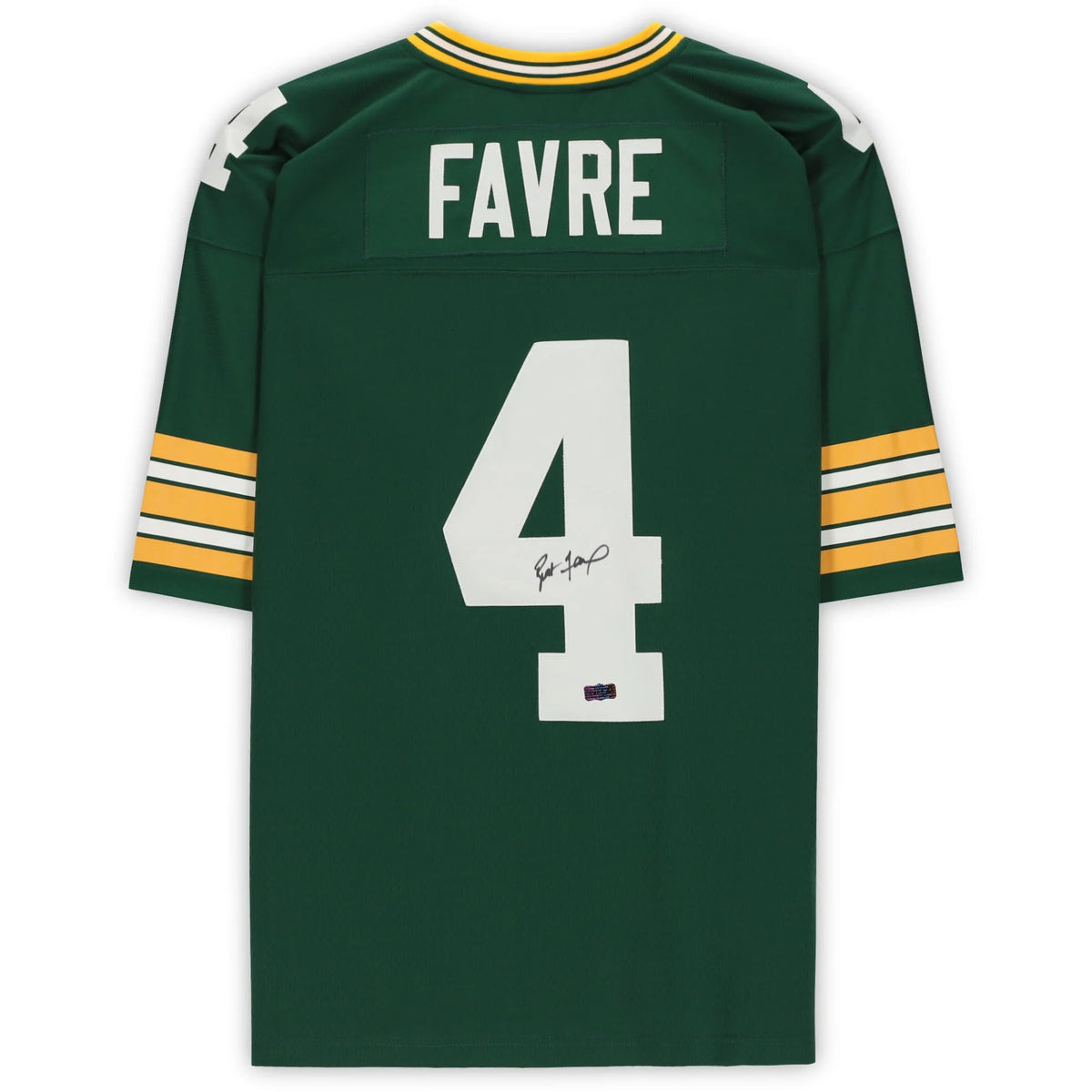 Brett Favre Signed Green Bay Packers Jersey | Mitchell & Ness Replica | WJRSYFA0031