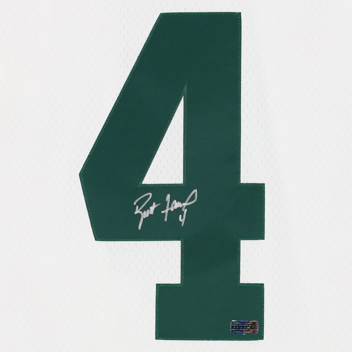 Brett Favre Signed Green Bay Packers Jersey | White Mitchell & Ness Replica | WJRSYFA0047