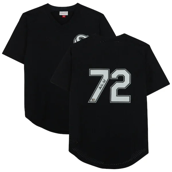 Carlton Fisk Signed Chicago White Sox Jersey | Mitchell & Ness Batting Practice