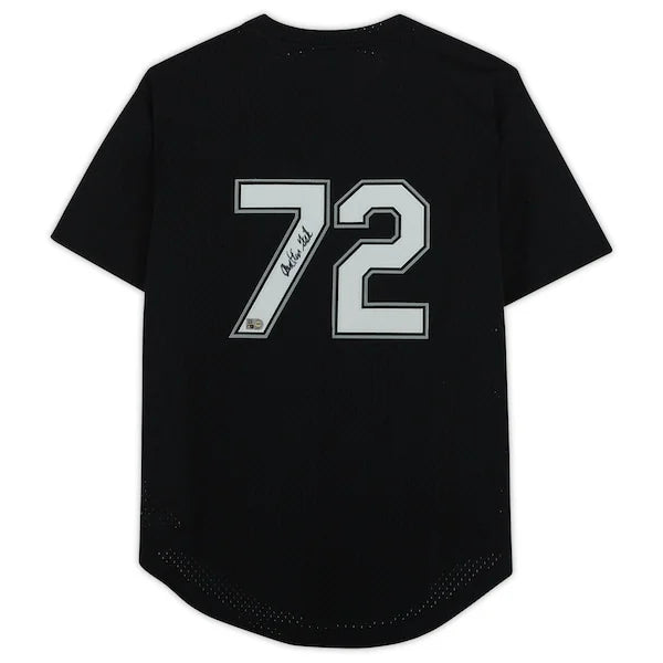 Carlton Fisk Signed Chicago White Sox Jersey | Mitchell & Ness Batting Practice