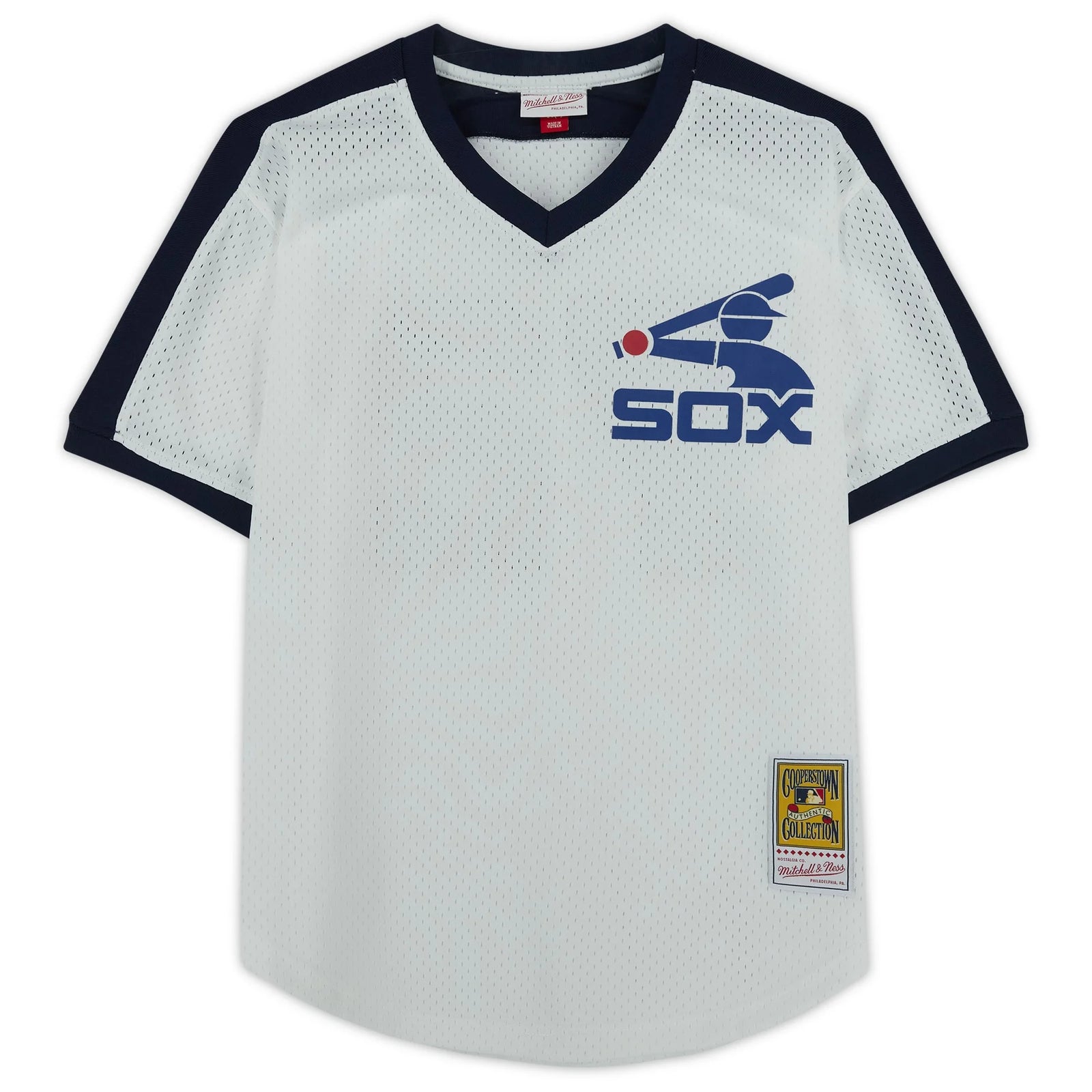 Carlton Fisk Signed Chicago White Sox Batting Practice Jersey | Mitchell & Ness