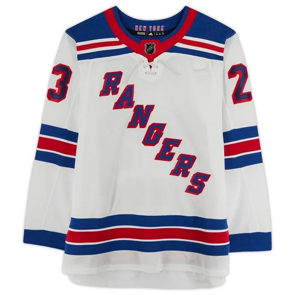 Adam Fox Signed New York Rangers Adidas Jersey | White