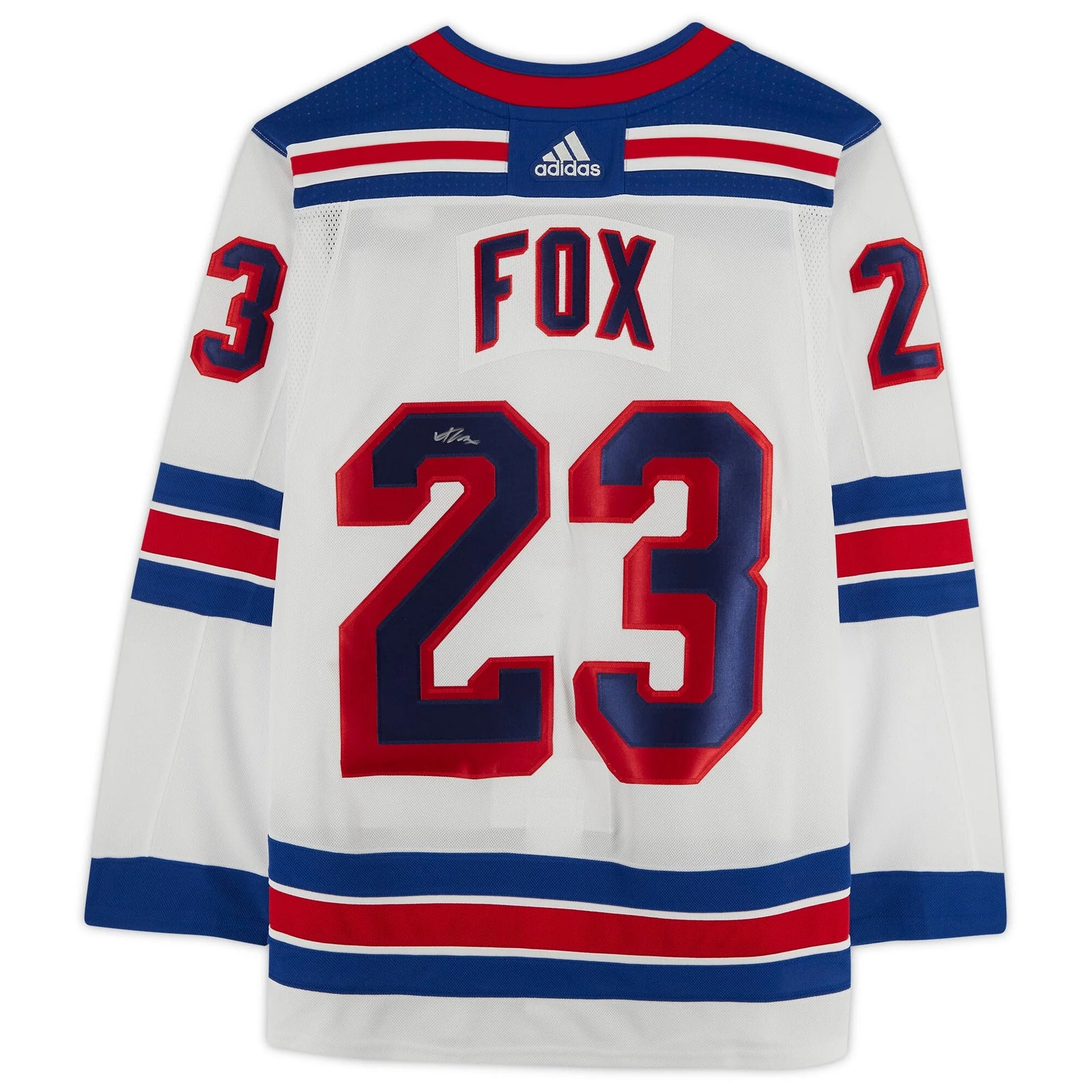 Adam Fox Signed New York Rangers Adidas Jersey | White