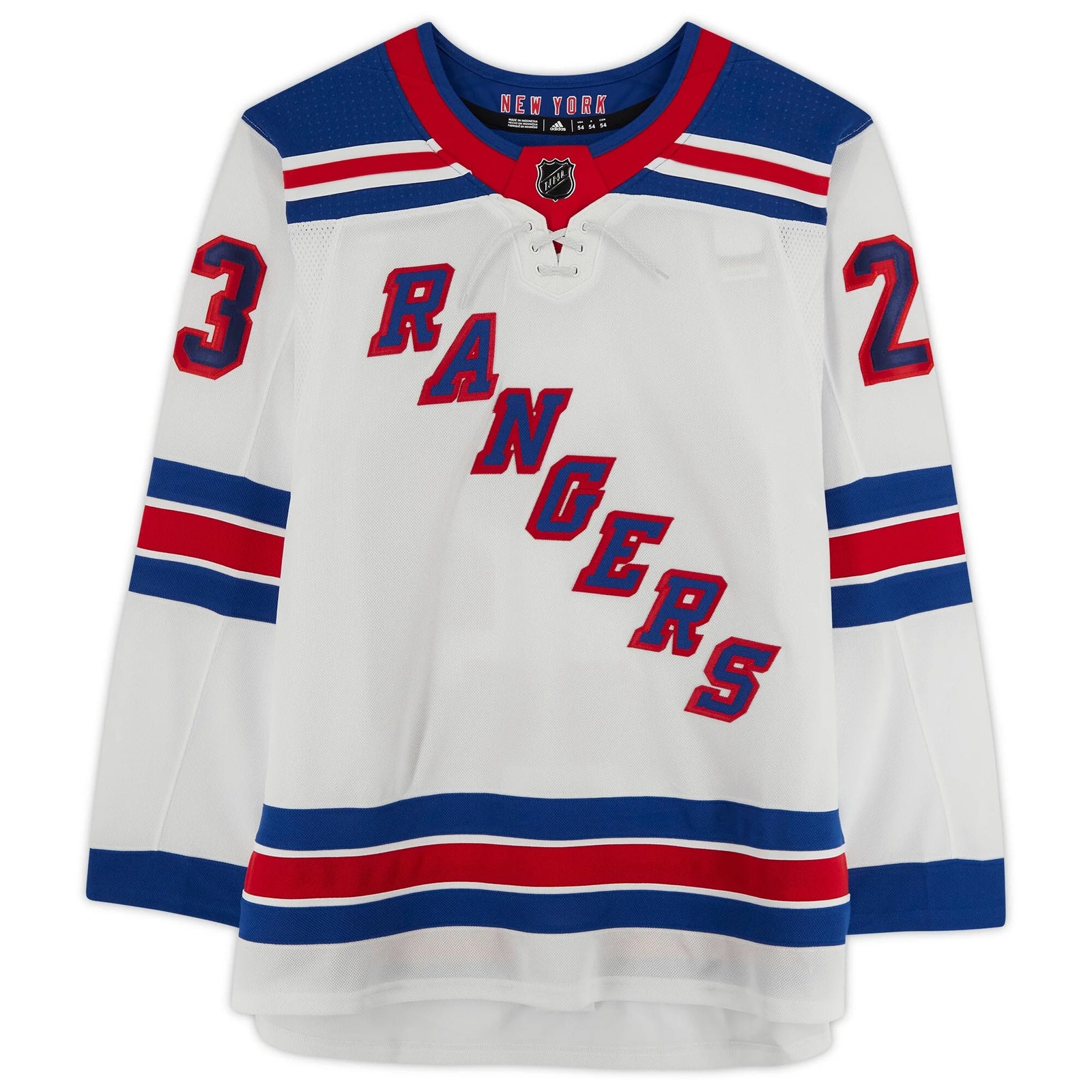 Adam Fox Signed New York Rangers Adidas Jersey | White