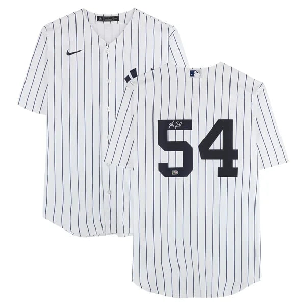 Max Fried Signed Yankees Jersey | White Nike Replica | WJRSYFR0057