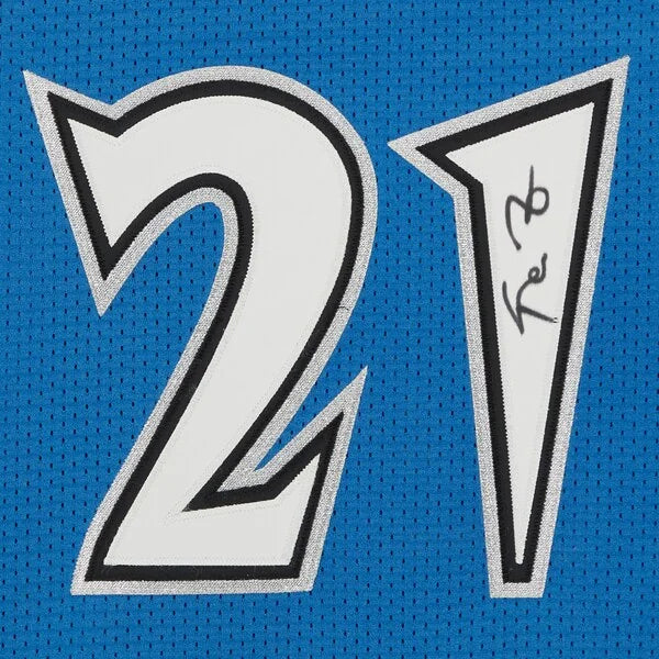 Kevin Garnett Signed Minnesota Timberwolves Jersey | Green Mitchell & Ness