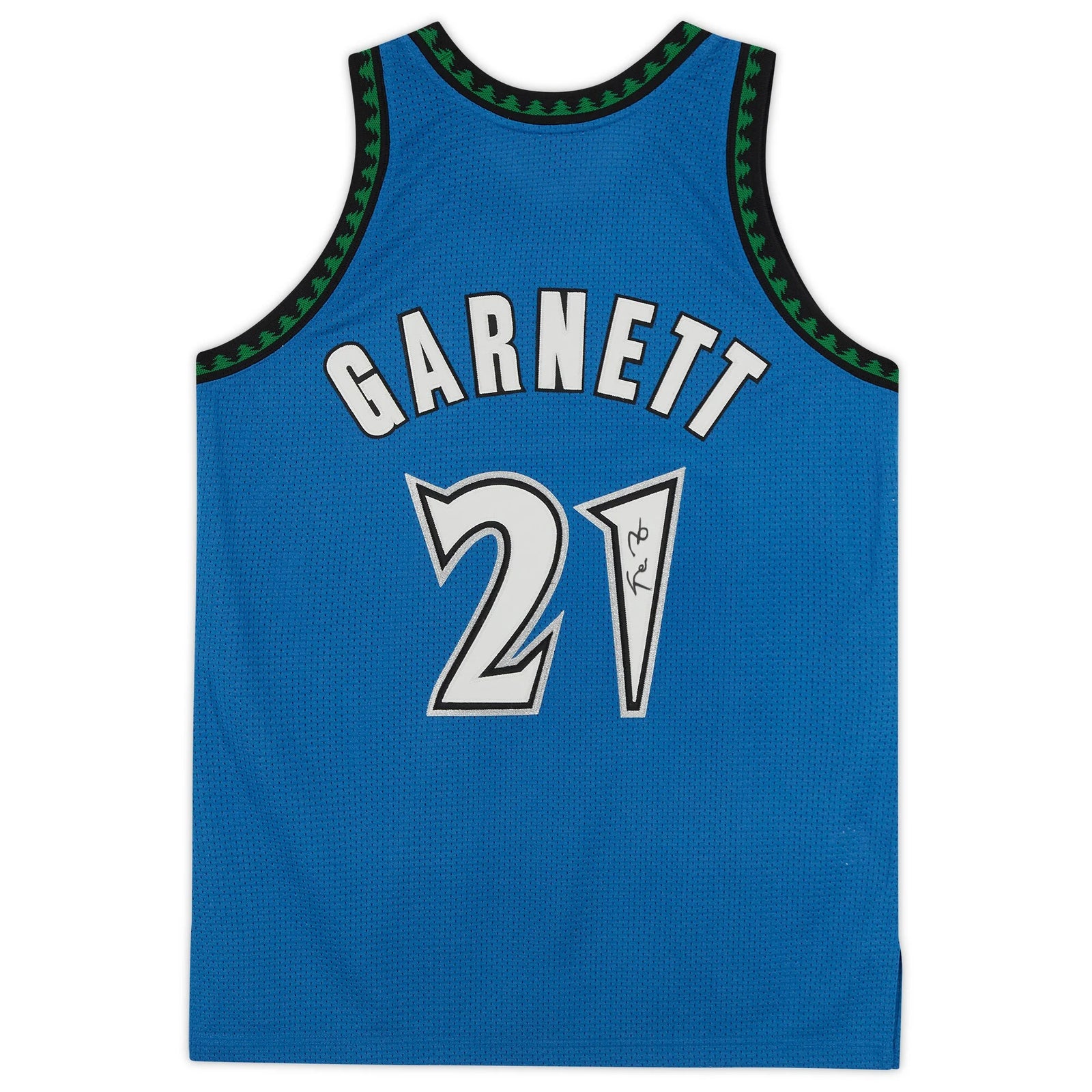 Kevin Garnett Signed Minnesota Timberwolves Jersey | Green Mitchell & Ness