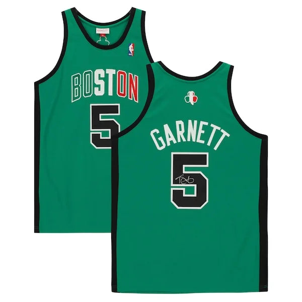 Kevin Garnett Signed Boston Celtics Jersey | Mitchell & Ness