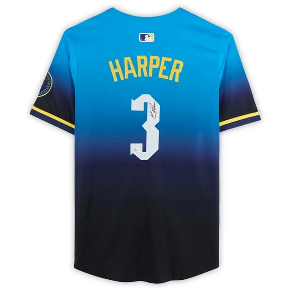 Bryce Harper Signed Philadelphia Phillies City Connect Jersey | MLB | WJRSYHA0233