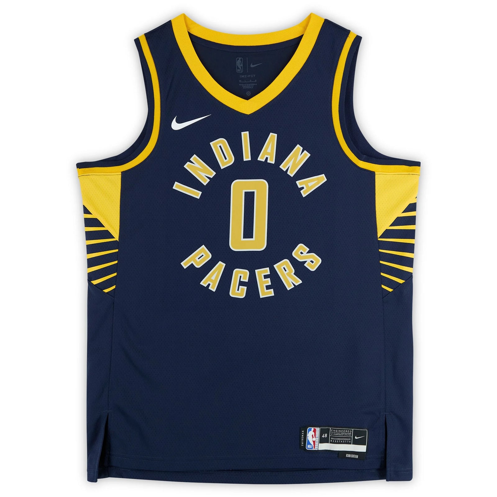 Tyrese Haliburton Signed Indiana Pacers Navy Jersey | What the Hali Inscription