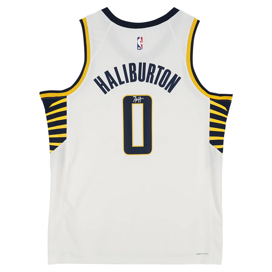 Tyrese Haliburton Signed Indiana Pacers White Nike Association Jersey | Authenticated