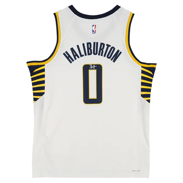 Tyrese Haliburton Signed Indiana Pacers White Nike Association Jersey | Authenticated
