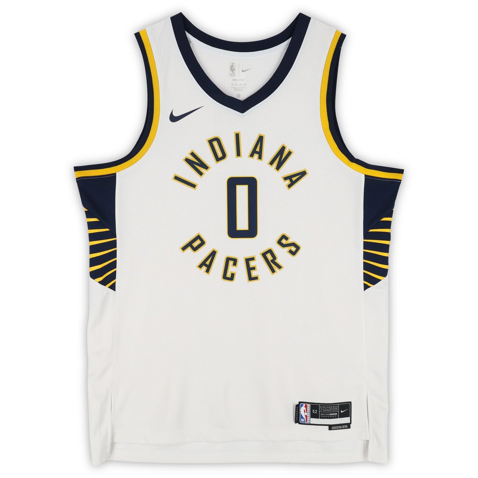 Tyrese Haliburton Signed Indiana Pacers White Nike Association Jersey | Authenticated