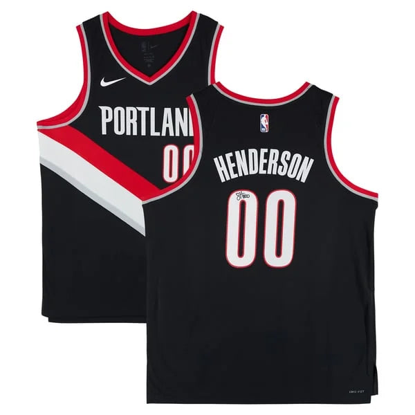 Scoot Henderson Signed Portland Trail Blazers Nike Jersey | Authenticated | WJRSYHE0106
