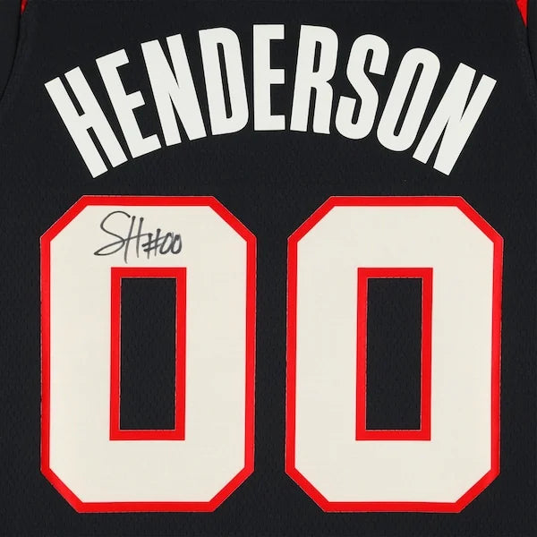 Scoot Henderson Signed Portland Trail Blazers Nike City Edition Jersey | 2023-24