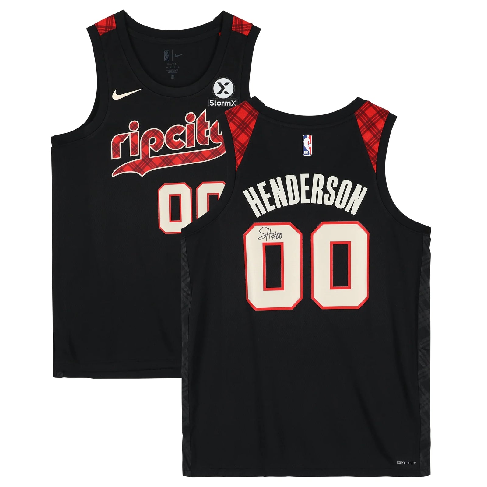 Scoot Henderson Signed Portland Trail Blazers Nike City Edition Jersey | 2023-24