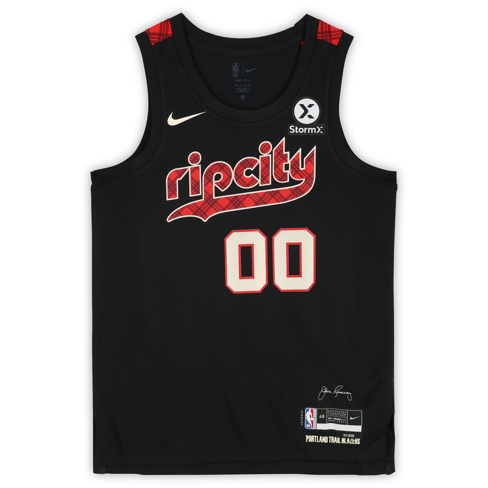 Scoot Henderson Signed Portland Trail Blazers Nike City Edition Jersey | 2023-24