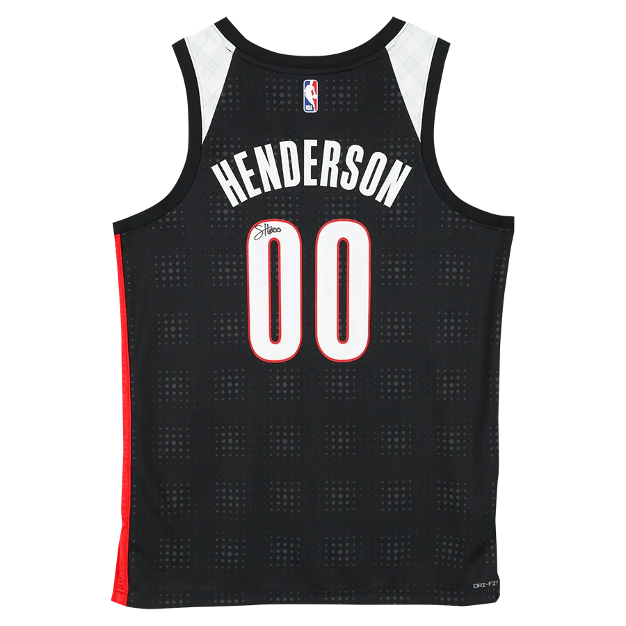 Scoot Henderson Signed Portland Trail Blazers Nike 2024-25 City Edition Jersey | Authentic