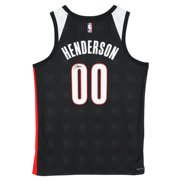 Scoot Henderson Signed Portland Trail Blazers Nike 2024-25 City Edition Jersey | Authentic