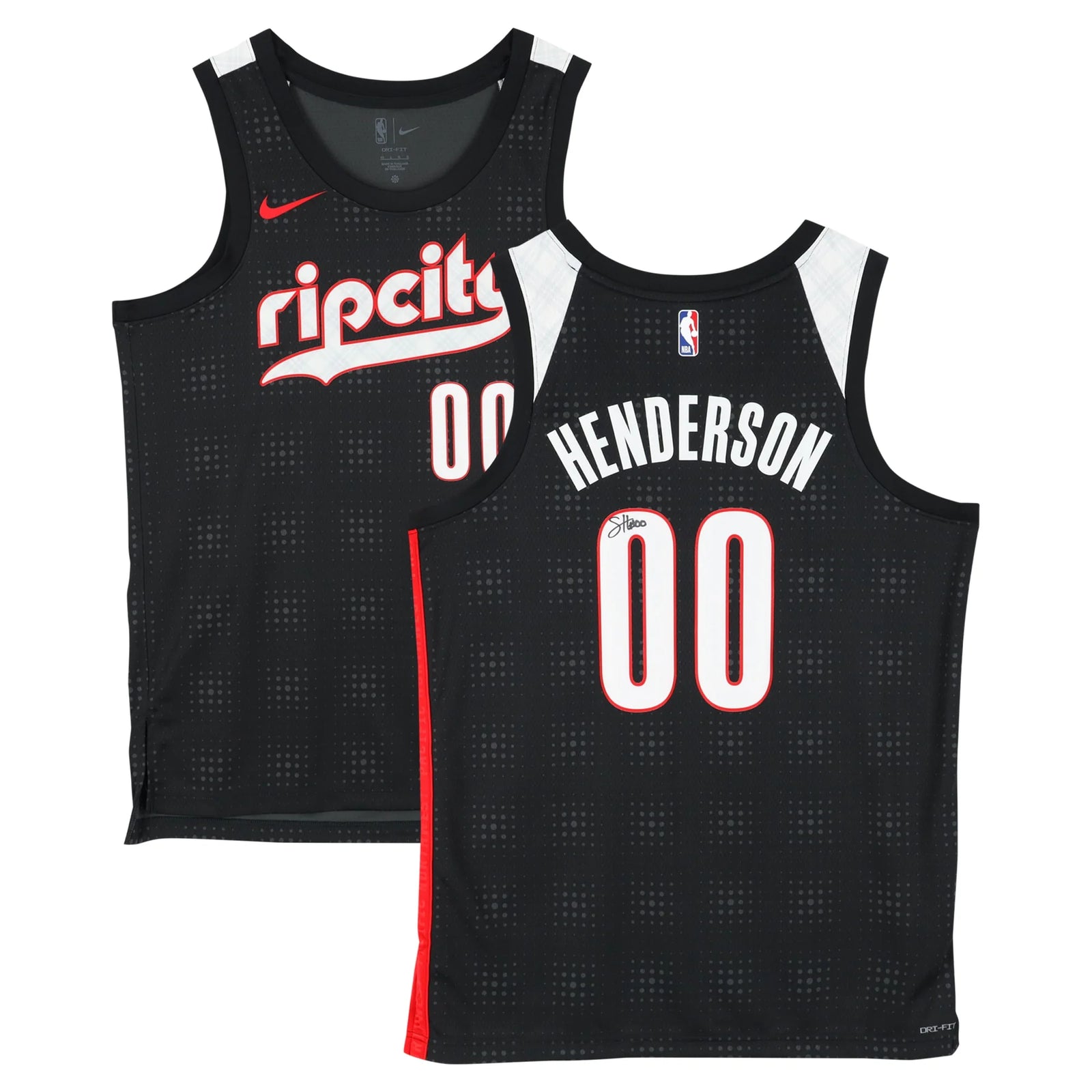 Scoot Henderson Signed Portland Trail Blazers Nike 2024-25 City Edition Jersey | Authentic