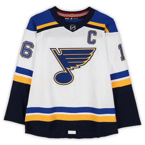Brett Hull Signed St. Louis Blues White Adidas Jersey | Authenticated