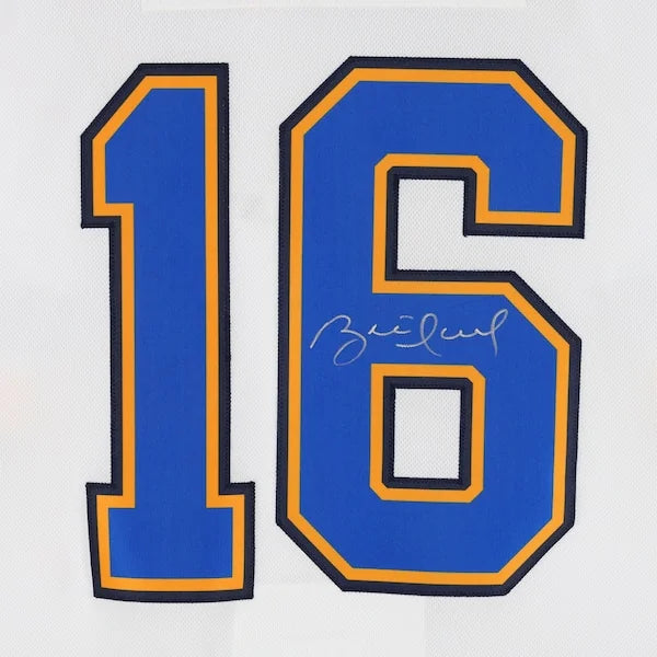 Brett Hull Signed St. Louis Blues White Adidas Jersey | Authenticated