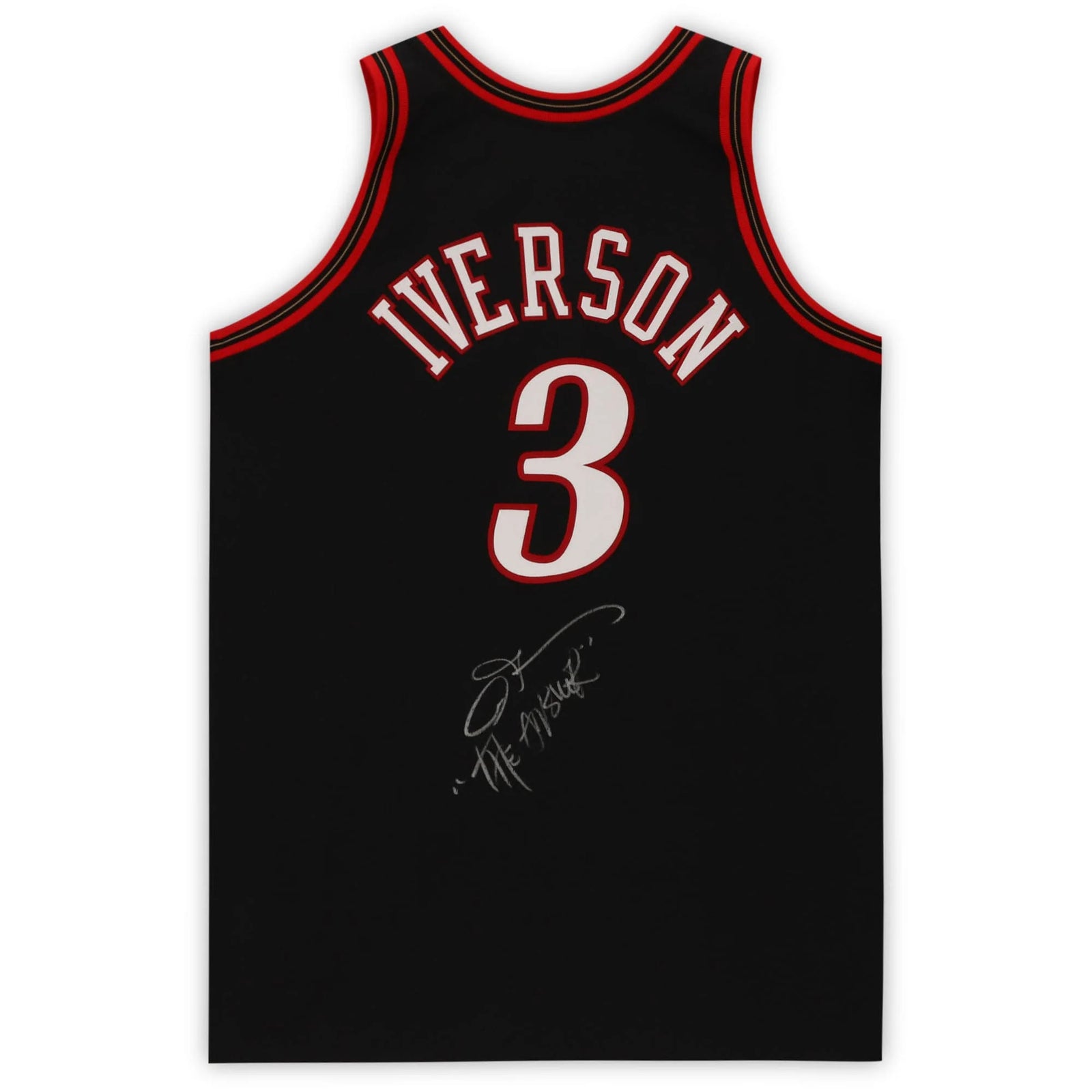 1997 Allen Iverson Signed Philadelphia 76ers Jersey | The Answer Inscription
