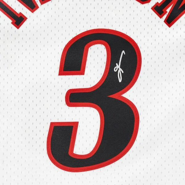 Allen Iverson Signed Philadelphia 76ers Mitchell & Ness Jersey | 2000-2001 White Swingman