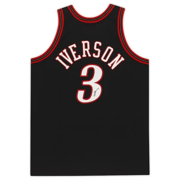 Allen Iverson Signed Philadelphia 76ers Jersey | 1997-98 Mitchell & Ness