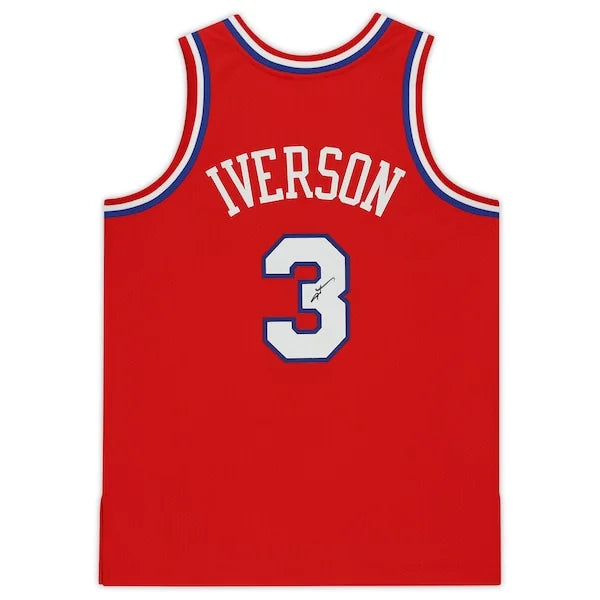 Allen Iverson Signed Philadelphia 76ers Jersey | 2002-03 Mitchell & Ness