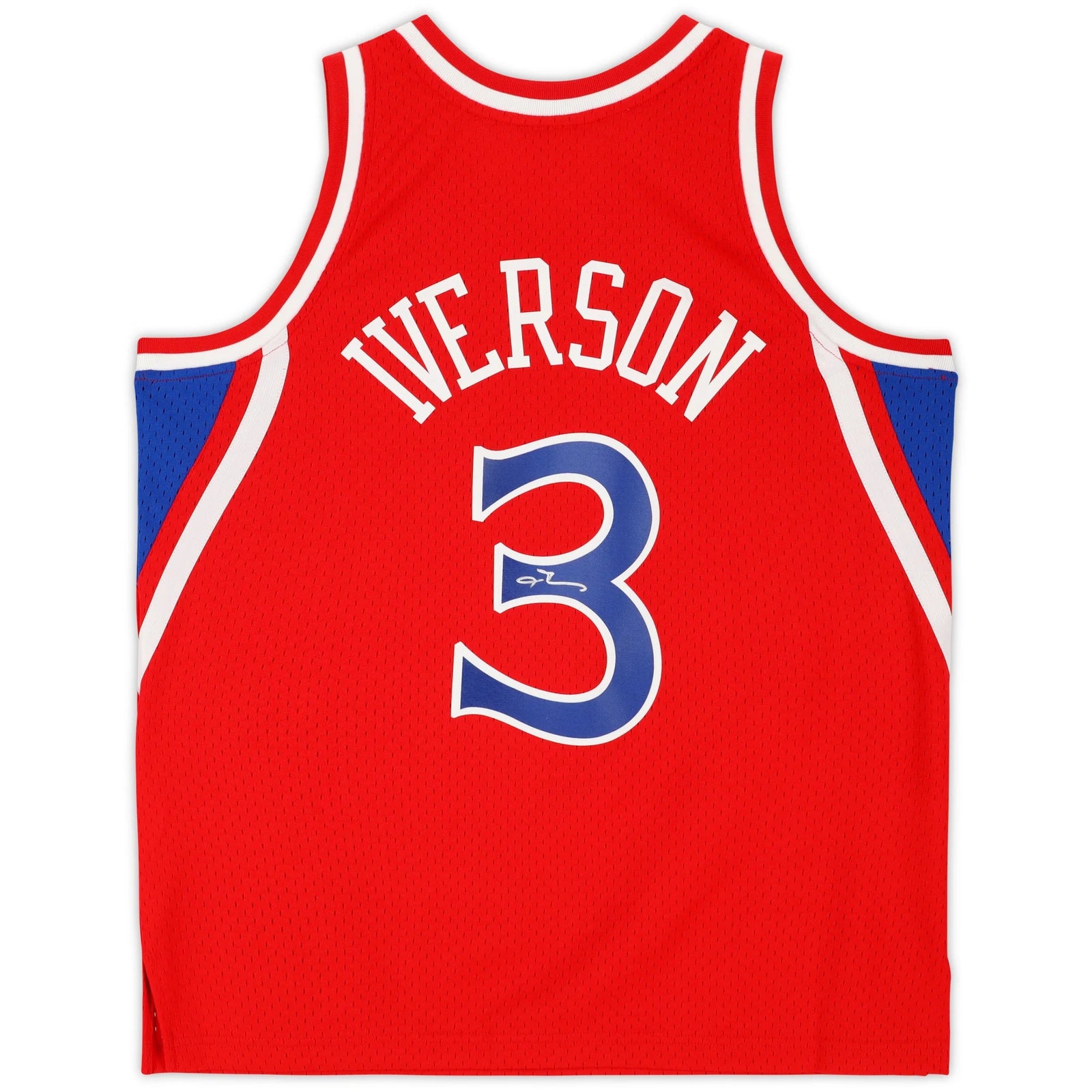 Allen Iverson Signed Philadelphia 76ers Jersey | 1996-1997 Mitchell & Ness