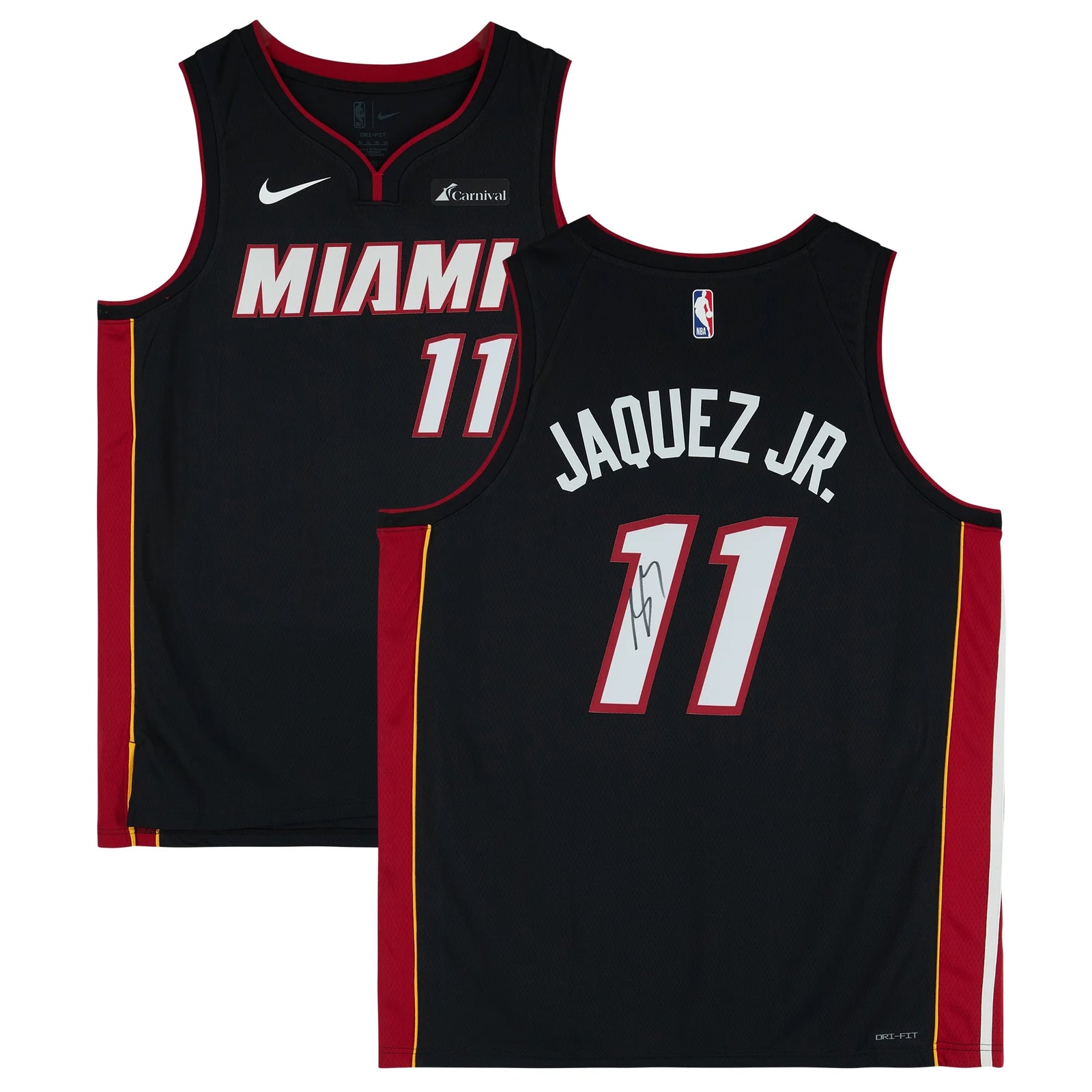 Jaime Jaquez Jr. Signed Miami Heat Black Icon Jersey | Authenticated