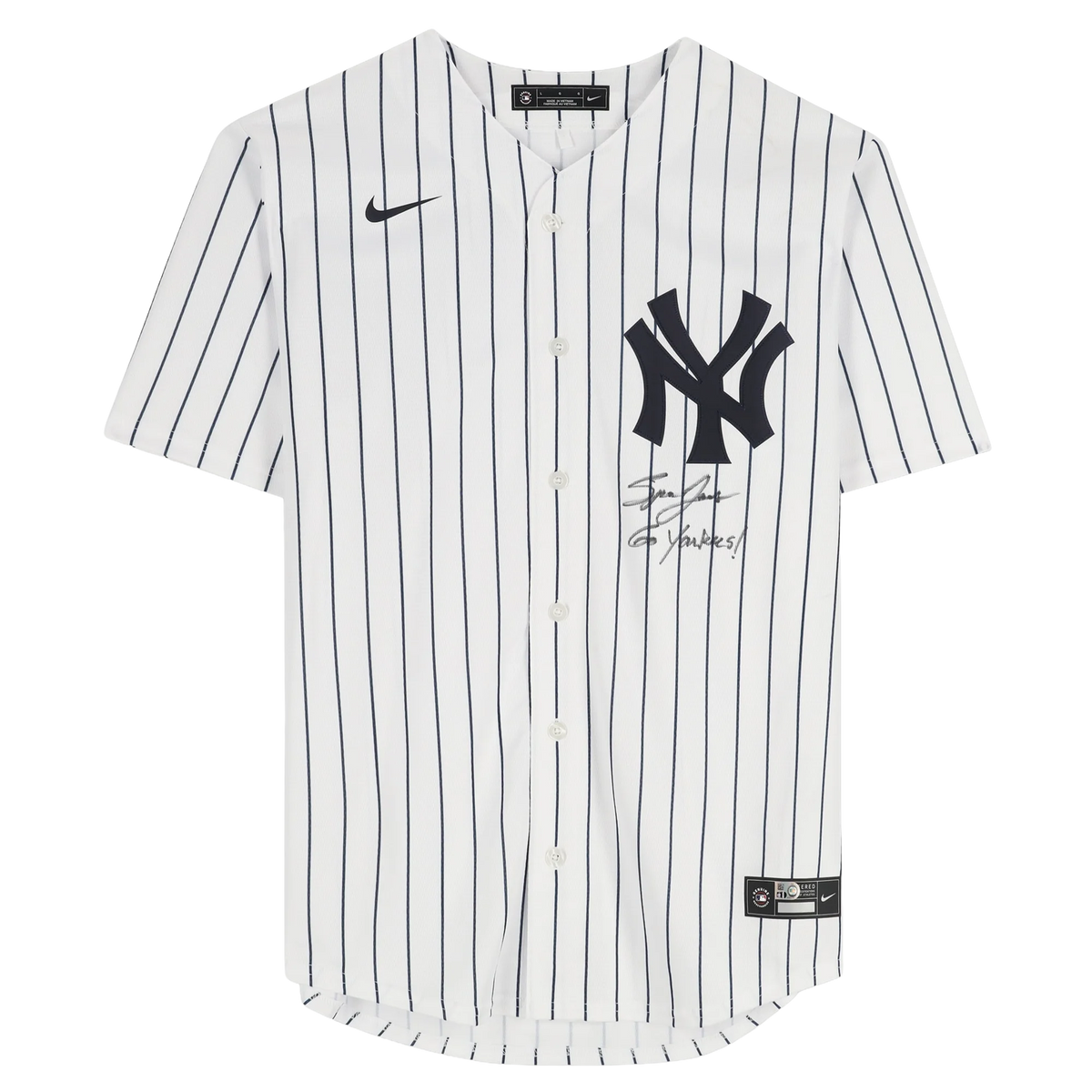 Spencer Jones Signed New York Yankees Jersey | Go Yankees Inscription
