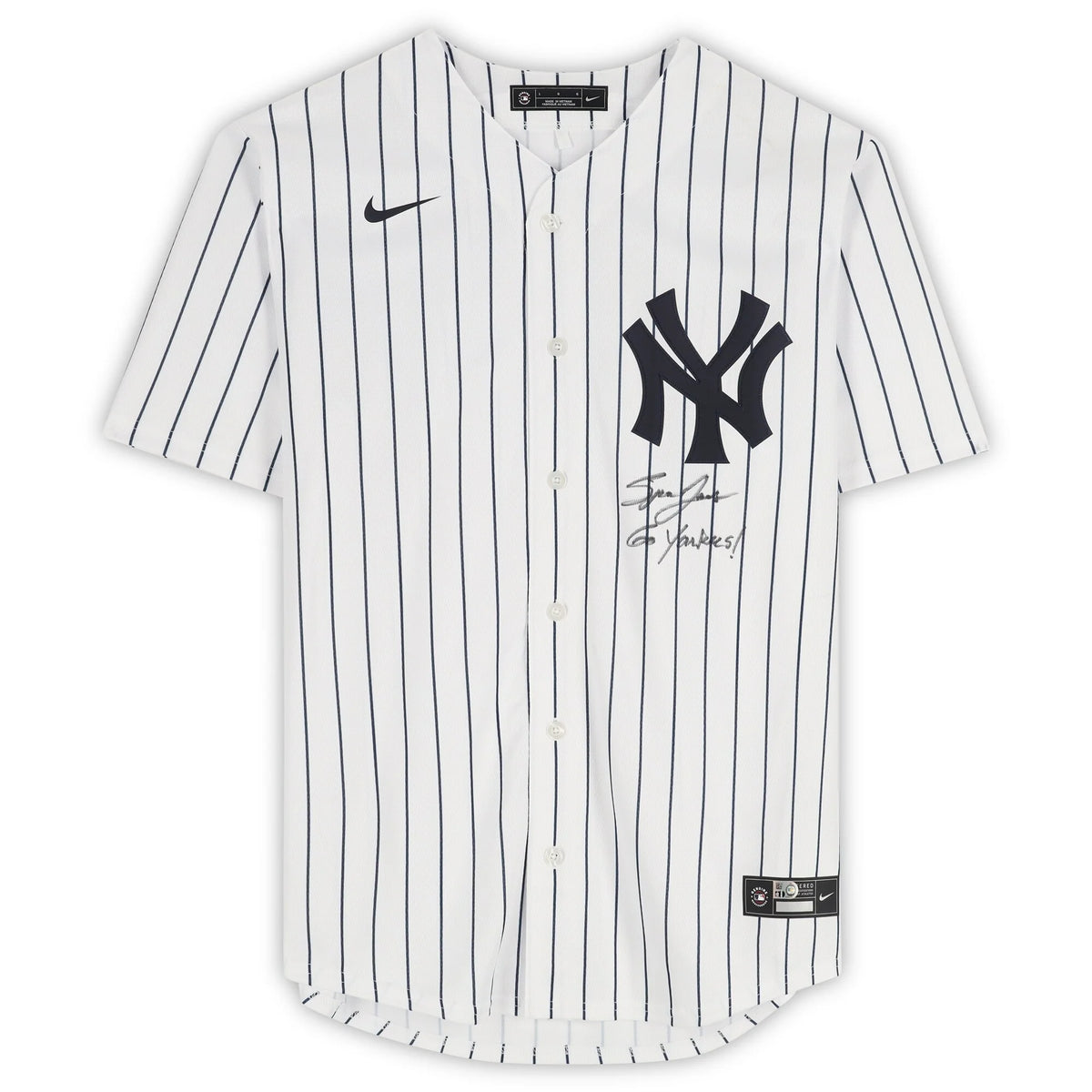 Spencer Jones Signed New York Yankees Jersey | Go Yankees Inscription