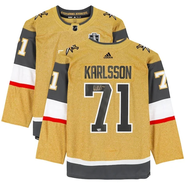 William Karlsson Signed Vegas Golden Knights Jersey | 2023 Stanley Cup Final Patch